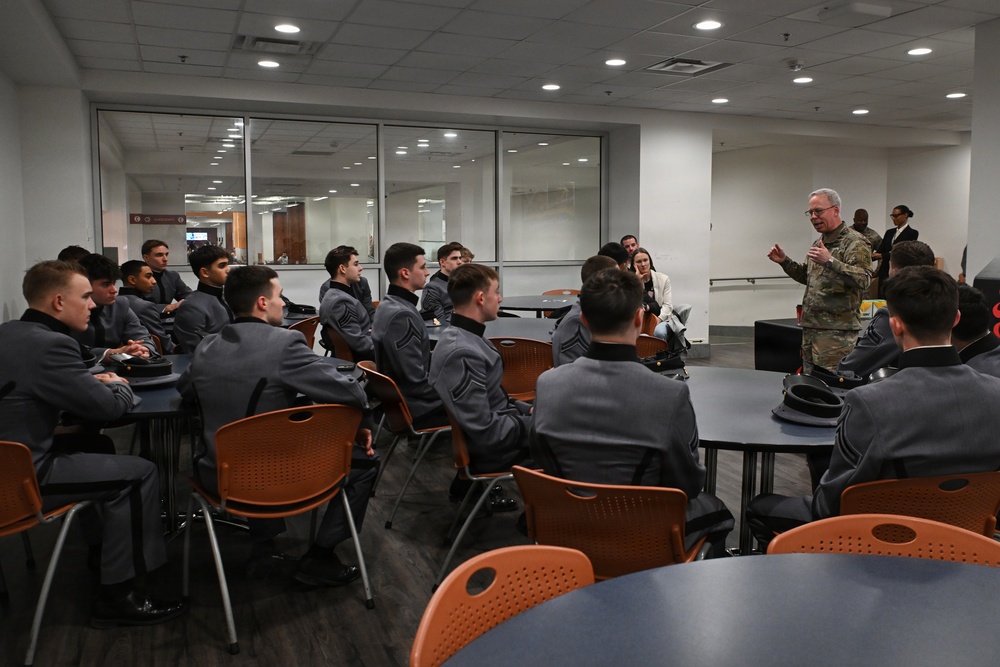 USMA Men's Gymnastics Team Visits The Pentagon