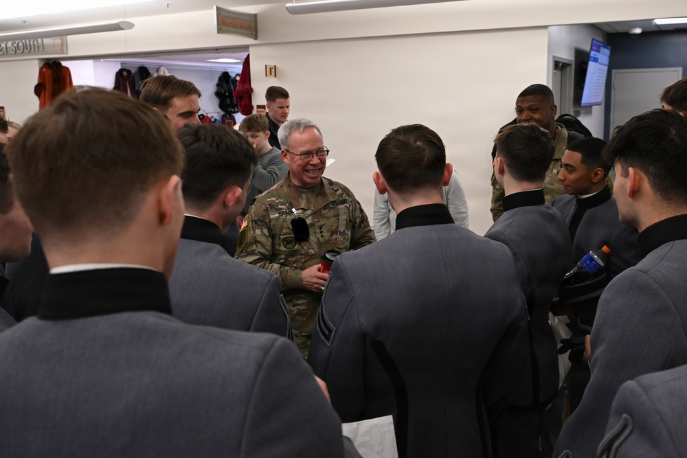 USMA Men's Gymnastics Team Visits The Pentagon