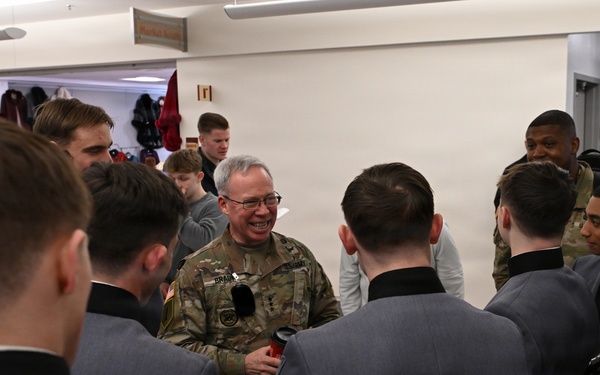 USMA Men's Gymnastics Team Visits The Pentagon