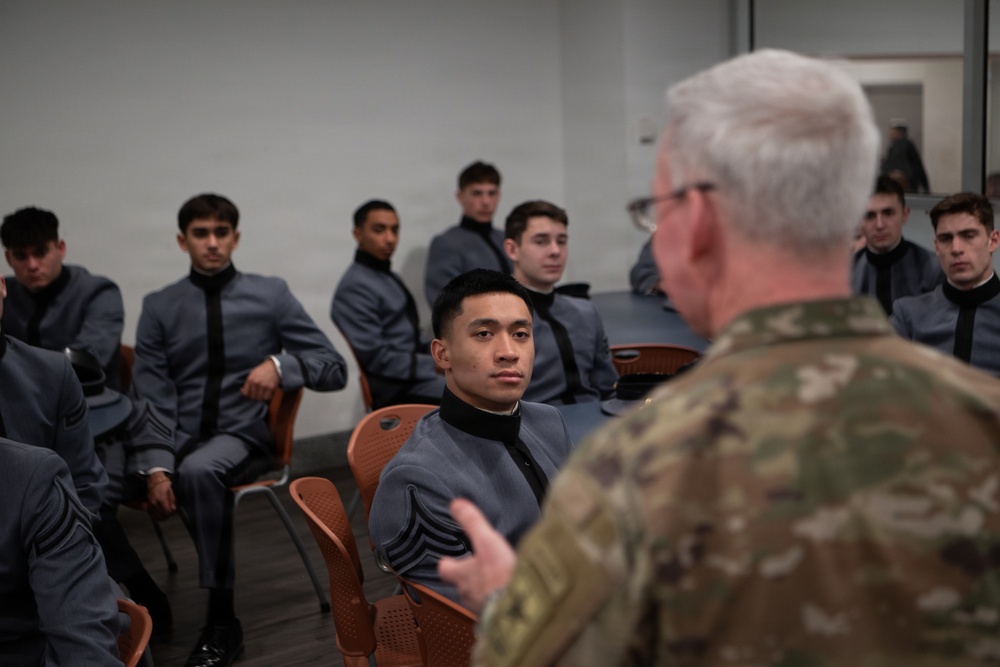 USMA Men's Gymnastics Team Visits The Pentagon