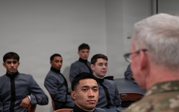 USMA Men's Gymnastics Team Visits The Pentagon