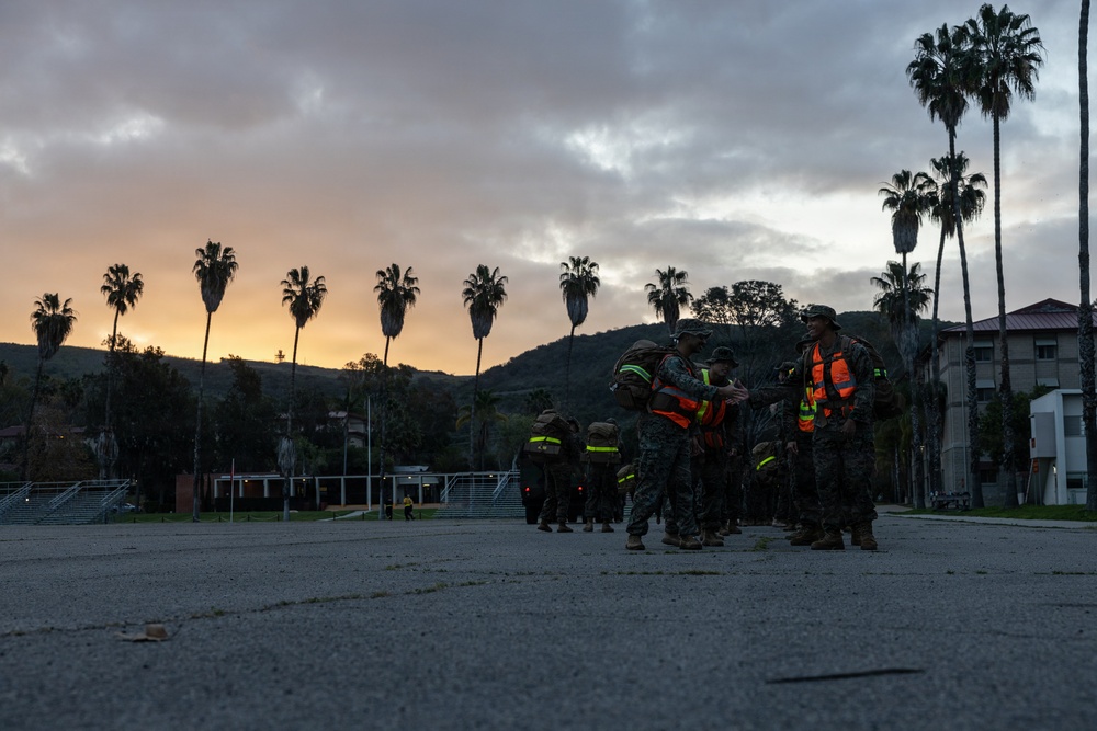 All Hands on… the Trail: Dental Battalion participates in a 5k hike