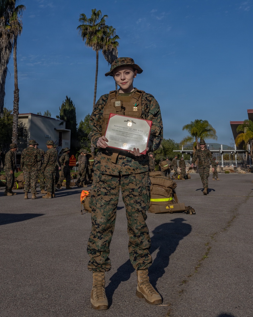 All Hands on… the Trail: Dental Battalion participates in a 5k hike