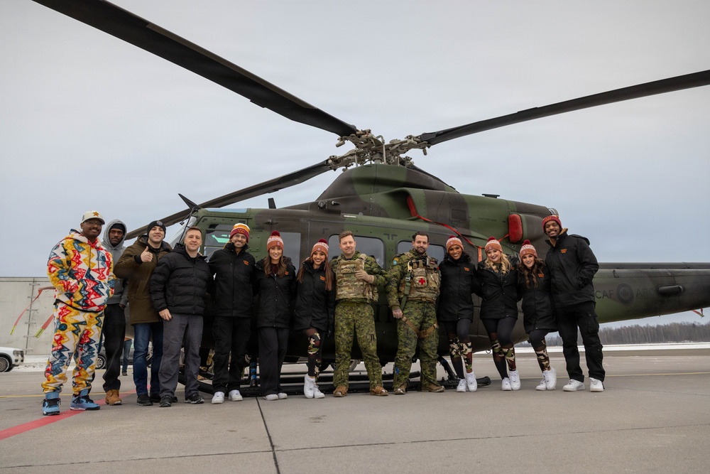 NFL Cheerleaders Visit Troops in Latvia