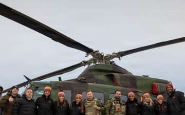 NFL Cheerleaders Visit Lielvarde Air Base to Boost Troop Morale