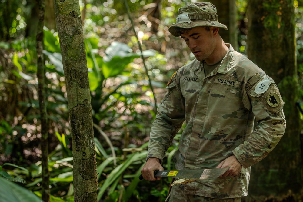 Jungle Operations Training Course - Panama: Jungle Traps and Crafting Training