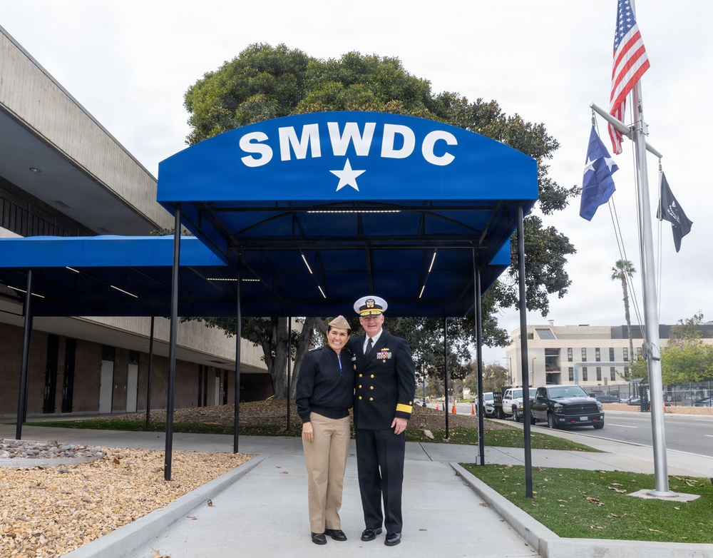 Vice Adm. Okano and Rear Adm. Zerr Attend Office Call at SMWDC