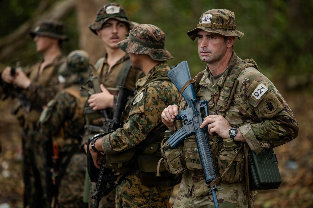Jungle Operations Training Course - Panama: Jungle Shelter Crafting