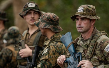 Jungle Operations Training Course - Panama: Jungle Shelter Crafting