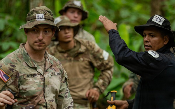 Jungle Operations Training Course - Panama: Jungle Shelter Crafting
