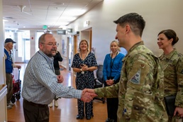 Honoring the Legacy of Service: Leadership from Buckley Space Force Base Visits Rocky Mountain Regional VA Medical Center During National Salute to Veteran Patients Week