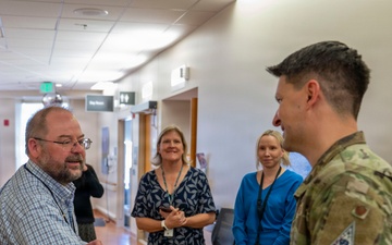 Honoring the Legacy of Service: Leadership from Buckley Space Force Base Visits Rocky Mountain Regional VA Medical Center During National Salute to Veteran Patients Week