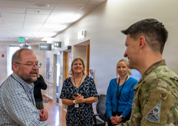Honoring the Legacy of Service: Leadership from Buckley Space Force Base Visits Rocky Mountain Regional VA Medical Center During National Salute to Veteran Patients Week
