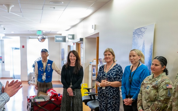 Honoring the Legacy of Service: Leadership from Buckley Space Force Base Visits Rocky Mountain Regional VA Medical Center During National Salute to Veteran Patients Week