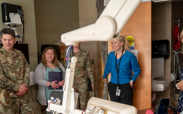 Honoring the Legacy of Service: Leadership from Buckley Space Force Base Visits Rocky Mountain Regional VA Medical Center During National Salute to Veteran Patients Week
