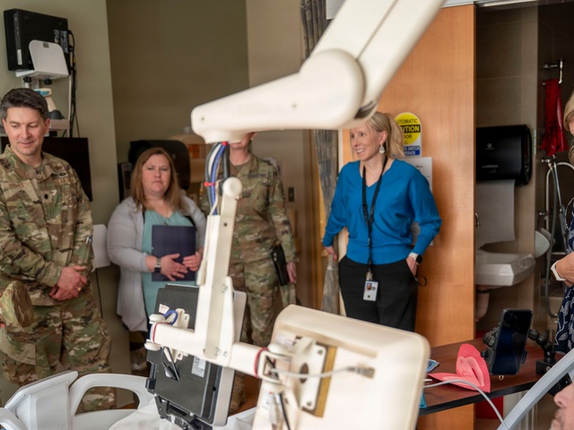 Honoring the Legacy of Service: Leadership from Buckley Space Force Base Visits Rocky Mountain Regional VA Medical Center During National Salute to Veteran Patients Week