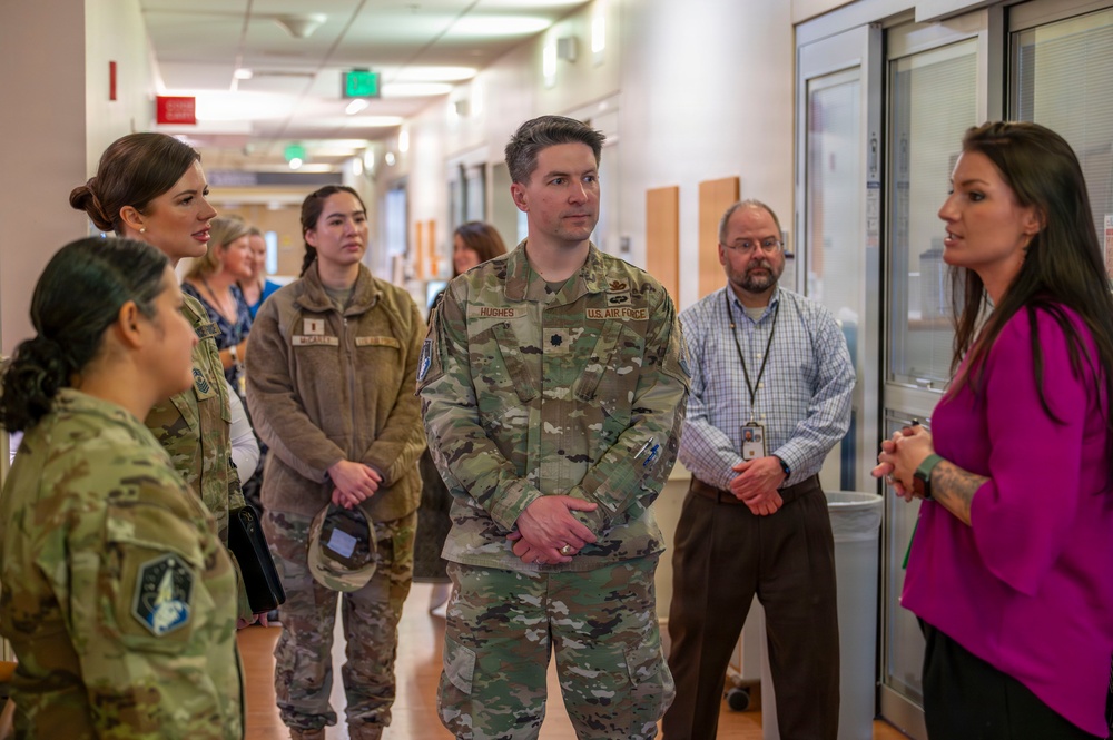 Honoring the Legacy of Service: Leadership from Buckley Space Force Base Visits Rocky Mountain Regional VA Medical Center During National Salute to Veteran Patients Week