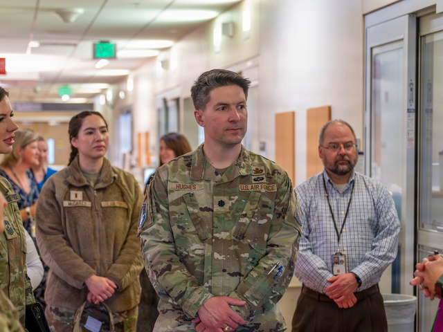 Honoring the Legacy of Service: Leadership from Buckley Space Force Base Visits Rocky Mountain Regional VA Medical Center During National Salute to Veteran Patients Week
