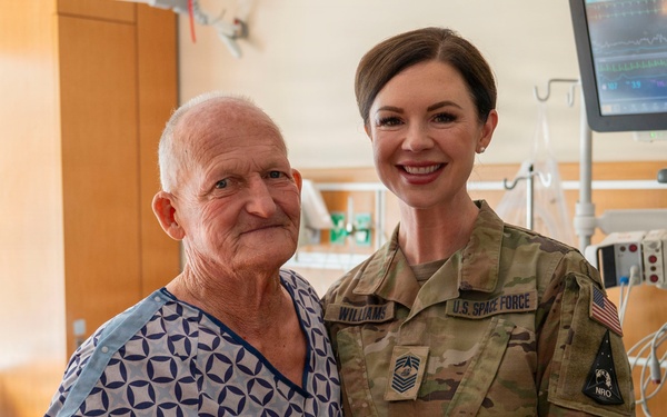 Honoring the Legacy of Service: Leadership from Buckley Space Force Base Visits Rocky Mountain Regional VA Medical Center During National Salute to Veteran Patients Week
