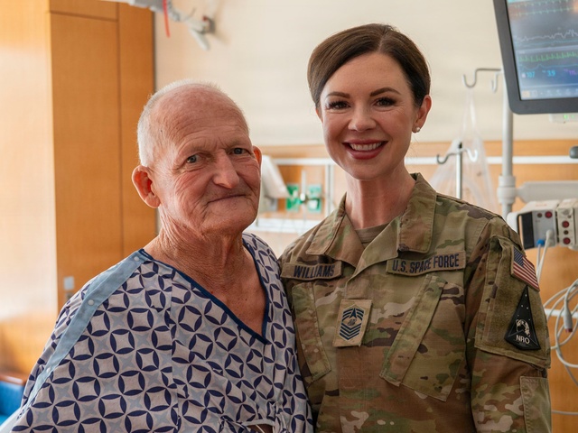 Honoring the Legacy of Service: Leadership from Buckley Space Force Base Visits Rocky Mountain Regional VA Medical Center During National Salute to Veteran Patients Week