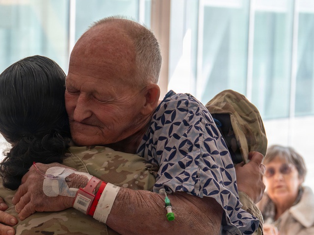 Honoring the Legacy of Service: Leadership from Buckley Space Force Base Visits Rocky Mountain Regional VA Medical Center During National Salute to Veteran Patients Week