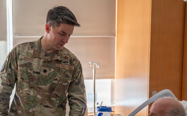 Honoring the Legacy of Service: Leadership from Buckley Space Force Base Visits Rocky Mountain Regional VA Medical Center During National Salute to Veteran Patients Week