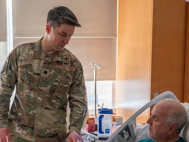 Honoring the Legacy of Service: Leadership from Buckley Space Force Base Visits Rocky Mountain Regional VA Medical Center During National Salute to Veteran Patients Week