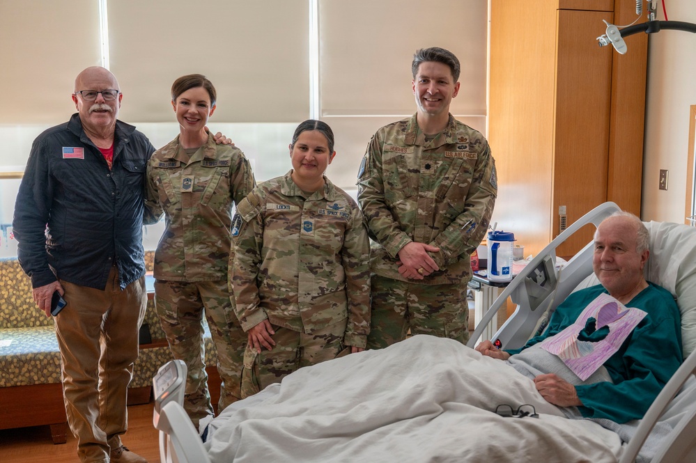 Honoring the Legacy of Service: Leadership from Buckley Space Force Base Visits Rocky Mountain Regional VA Medical Center During National Salute to Veteran Patients Week