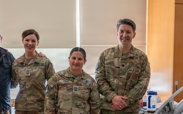 Honoring the Legacy of Service: Leadership from Buckley Space Force Base Visits Rocky Mountain Regional VA Medical Center During National Salute to Veteran Patients Week
