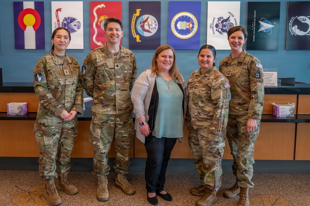Honoring the Legacy of Service: Leadership from Buckley Space Force Base Visits Rocky Mountain Regional VA Medical Center During National Salute to Veteran Patients Week