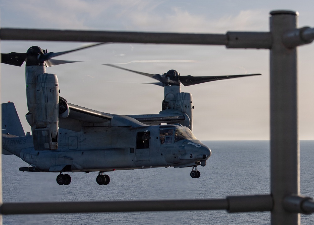 Flight Operations Onboard USS Boxer