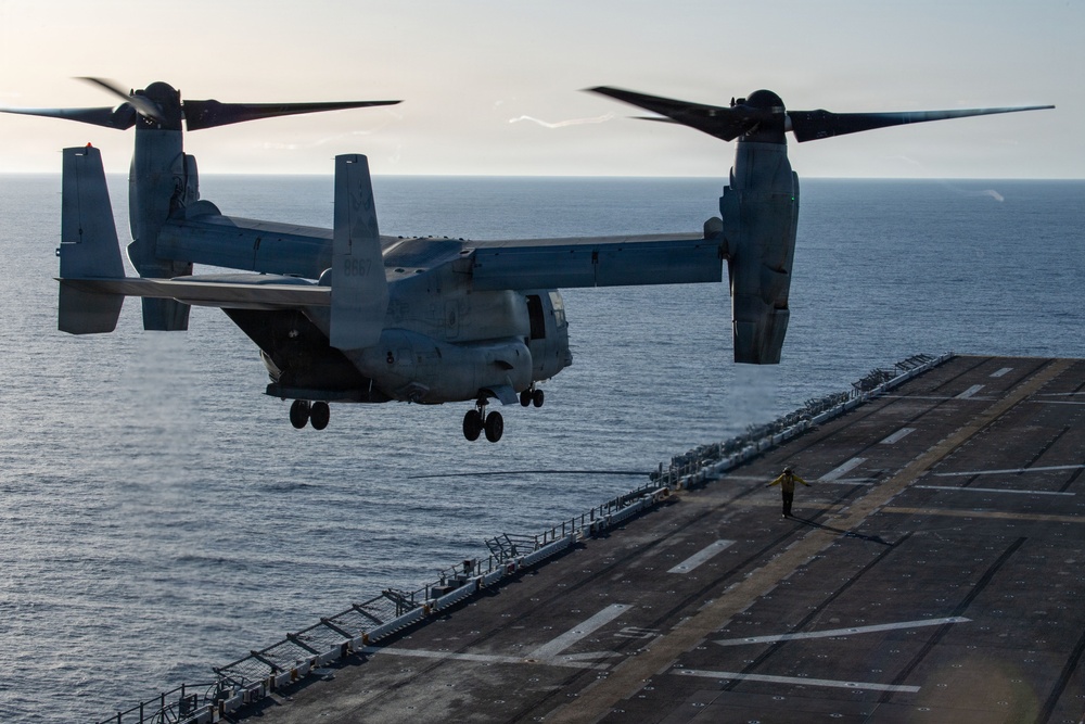 Flight Operations Onboard USS Boxer