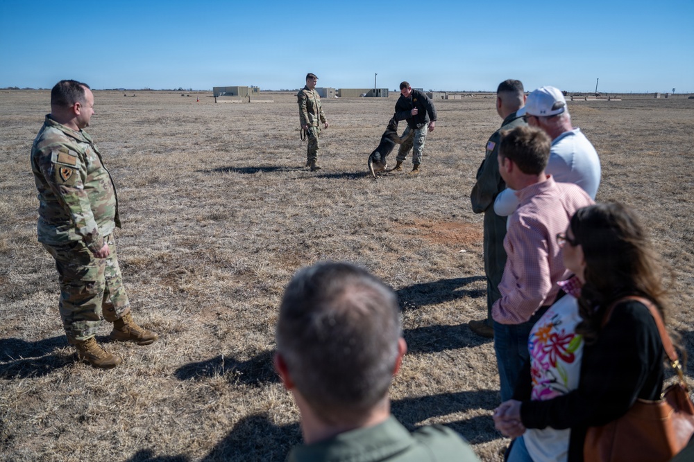 Honorary Commanders Get Inside Look of 97th Mission Support Group