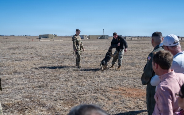 Honorary Commanders Get Inside Look of 97th Mission Support Group