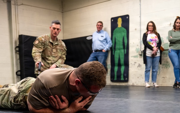 Honorary Commanders Get Inside Look of 97th Mission Support Group