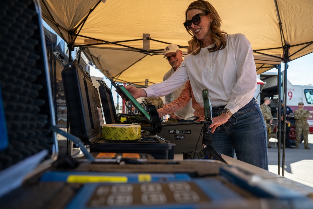 Honorary Commanders Get Inside Look of 97th Mission Support Group