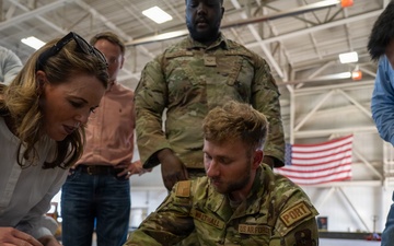 Honorary Commanders Get Inside Look of 97th Mission Support Group