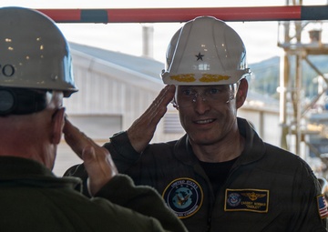 CSG 11 visits USS Ronald Reagan CVN 76
