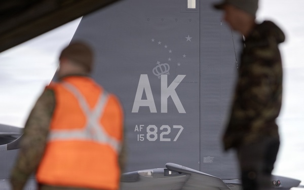 176th Wing air transportation specialists and loadmasters work together