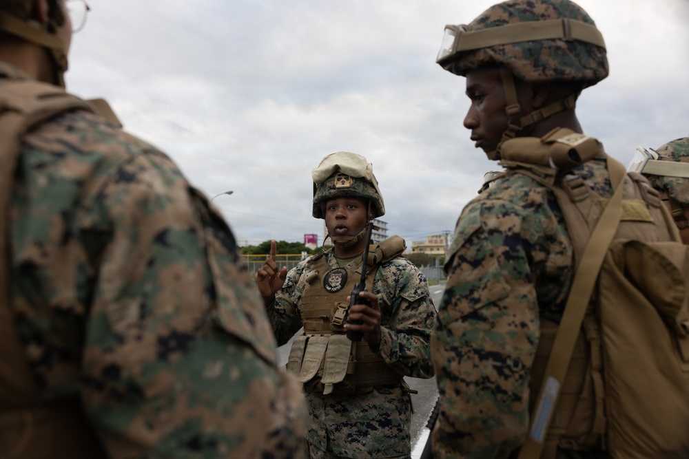 MCIPAC conducts patrol exercise at Camp Lester