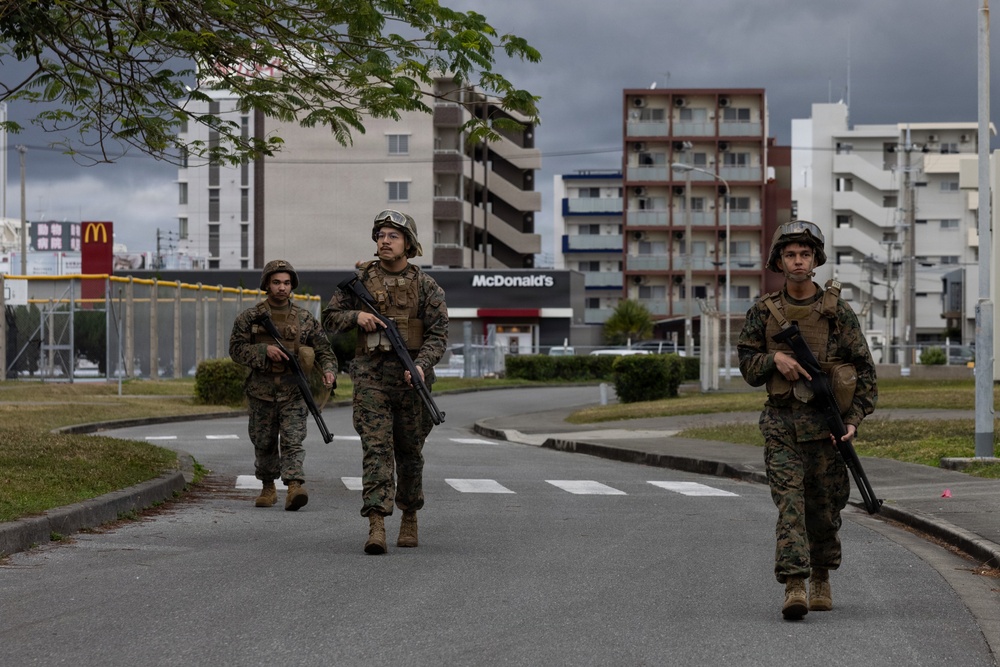 MCIPAC conducts patrol exercise at Camp Lester