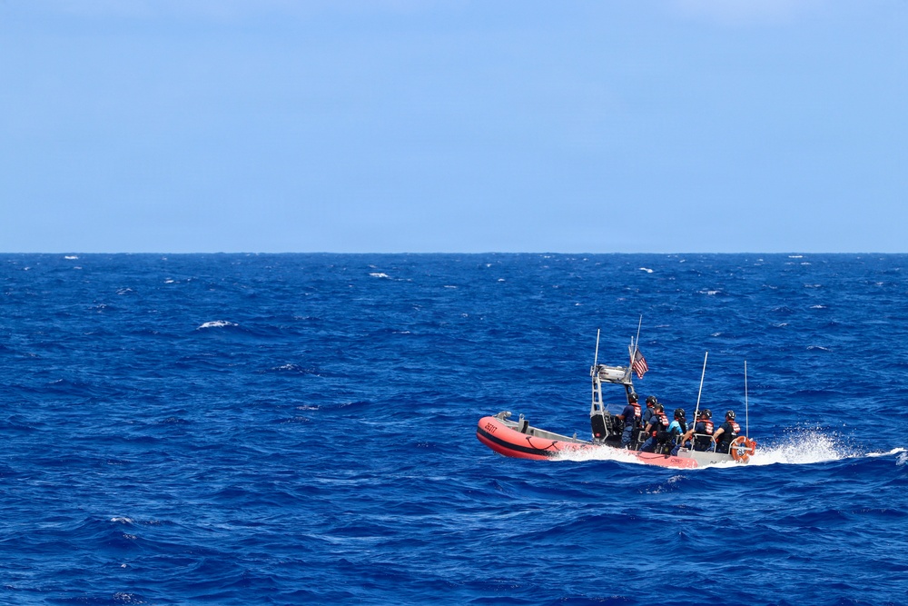 U.S. Coast Guard, Samoa Ministry of Agriculture and Fisheries conduct bilateral operations offshore Samoa