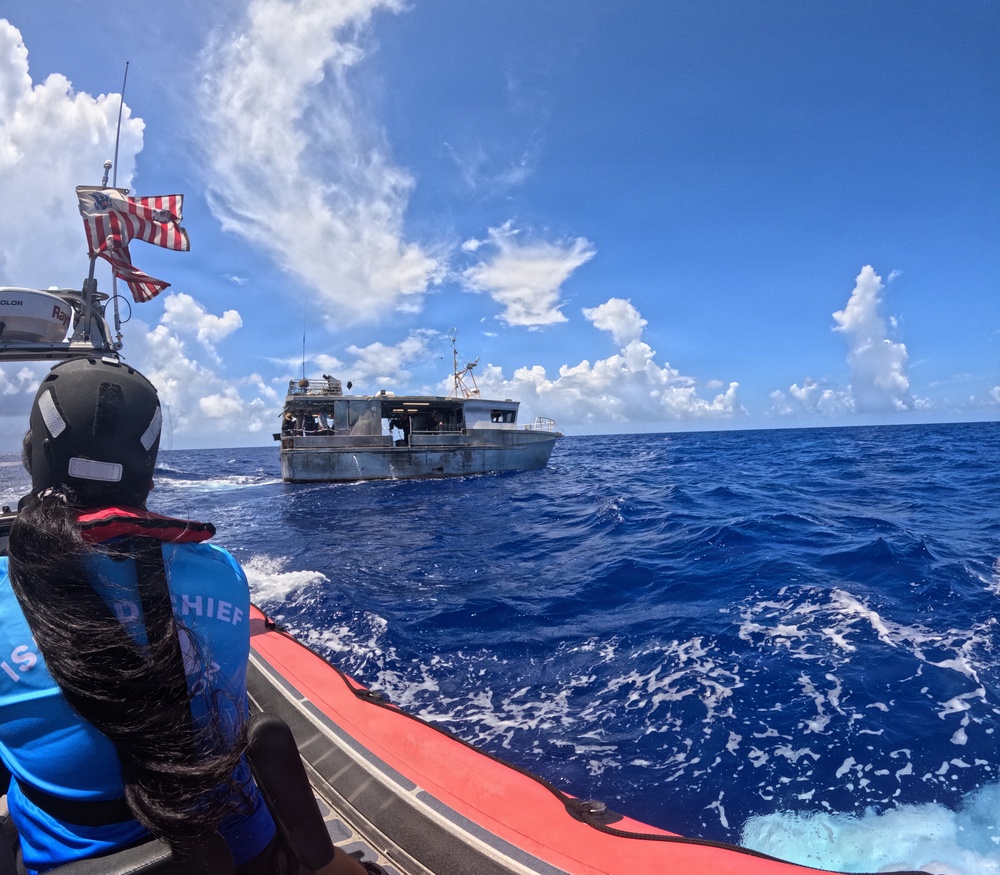 U.S. Coast Guard, Samoa Ministry of Agriculture and Fisheries conduct bilateral operations offshore Samoa
