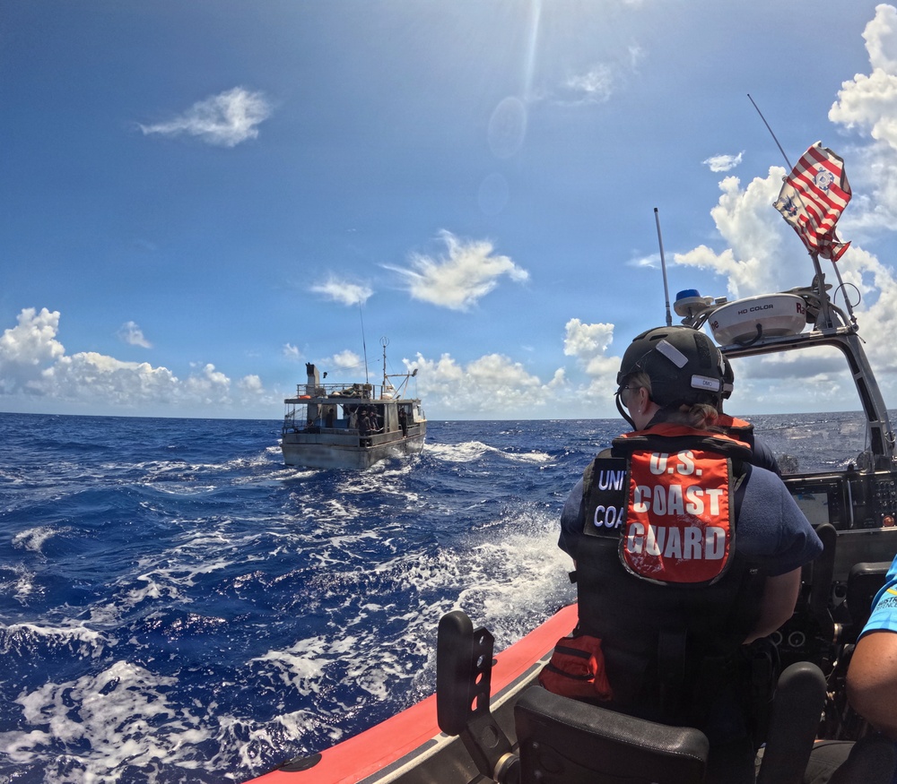 U.S. Coast Guard, Samoa Ministry of Agriculture and Fisheries conduct bilateral operations offshore Samoa