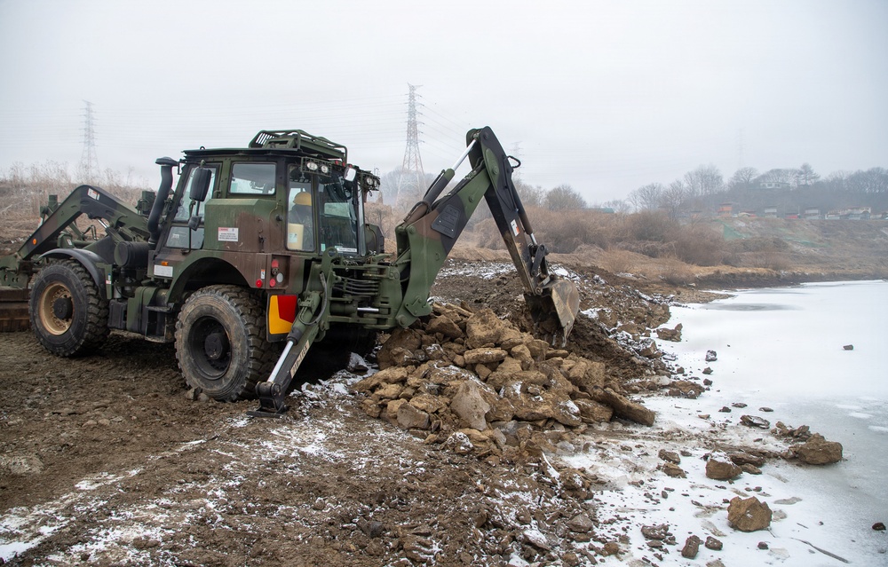 Champion Brigade Improves Riverbanks for Bridging
