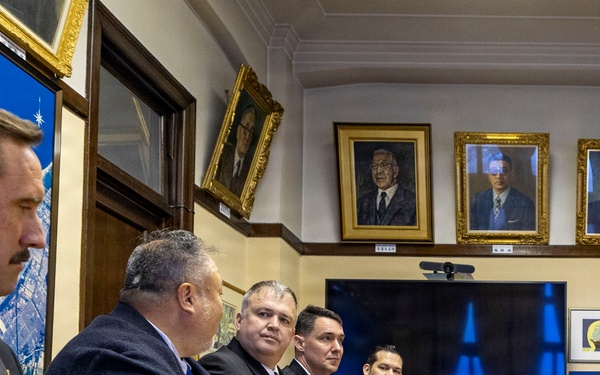 Destroyer Squadron 15 Leadership and USS Dewey's Commanding Officer Meets with Otaru Deputy Mayor