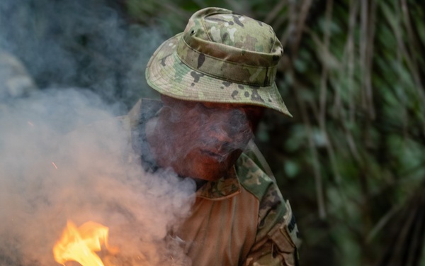 Jungle Operations Training Course - Panama 26-03: Primitive Fire and Shelter Crafting