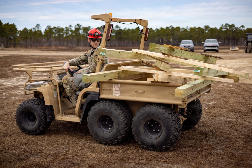 U.S. Army Soldiers execute a Defense CBRNE Response Force training evaluation