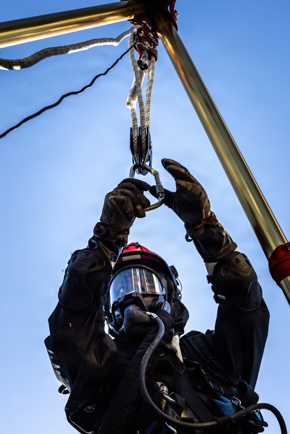 U.S. Army Soldiers execute a Defense CBRNE Response Force training evaluation