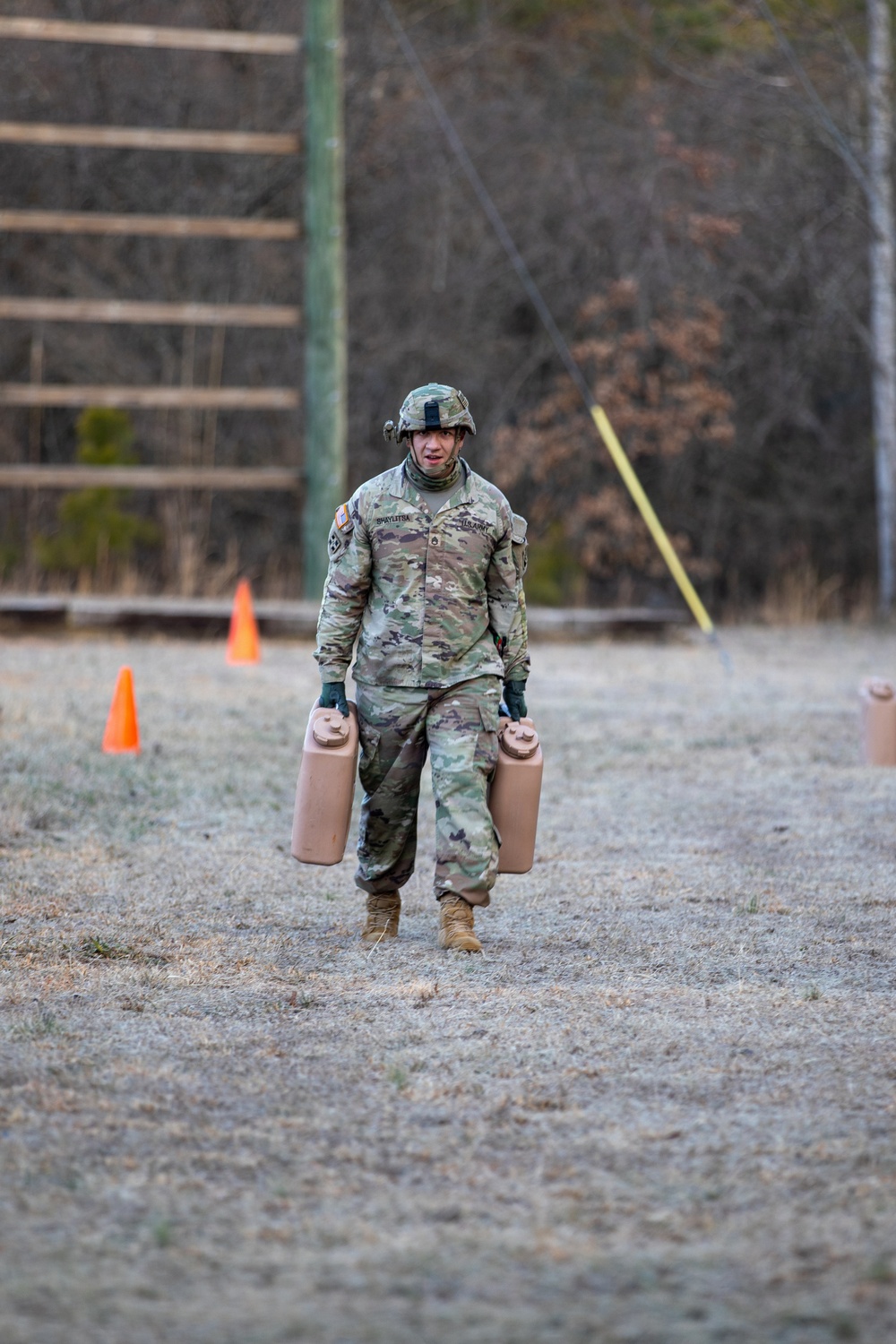Soldiers compete in 30th Troop Command Best Warrior Competition